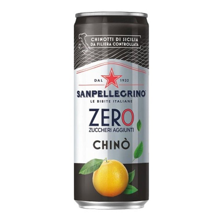 SANPELLEGRINO CHINÒ ZERO 33 CL LATTINA (24 pz)